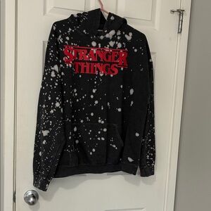 Stranger Things Black and White Hoodie